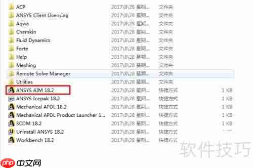 ANSYS AIM中文版设置教程