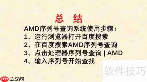 AMD序列号查询系统：轻松获取处理器详细信息