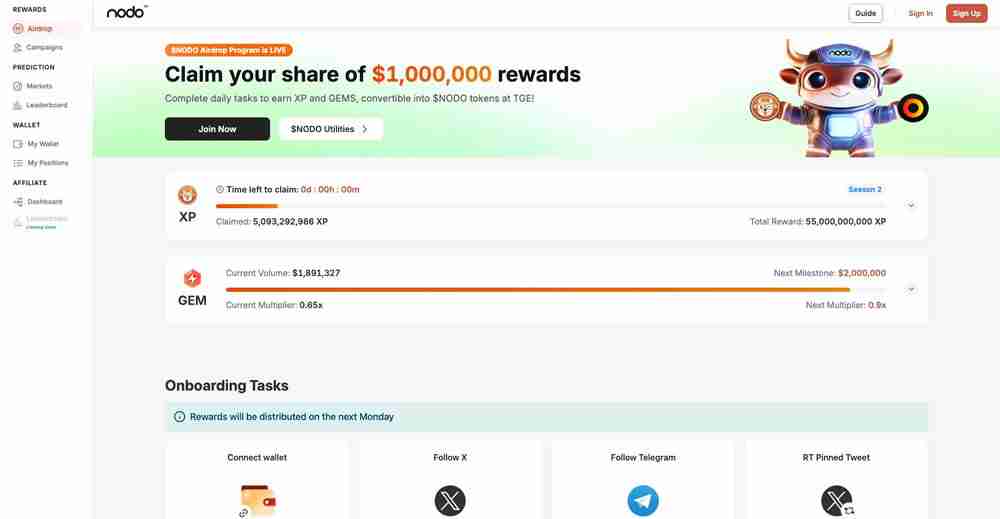 SUI上排名前五的空投项目有哪些？SUI 上5大最佳空投项目