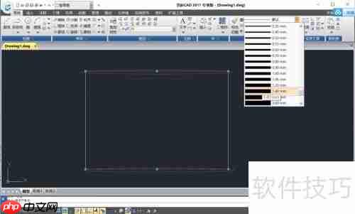 浩辰CAD线宽：显示与设置指南