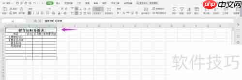 健身房财务报表Excel样式模板