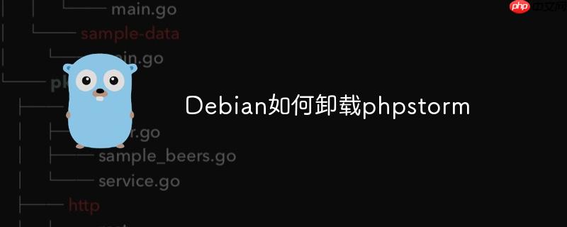 Debian如何卸载phpstorm