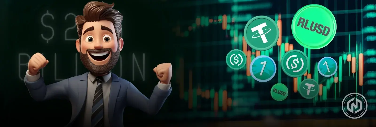 Stablecoin市场在2025年流泪，总资本化从年初的1950亿美元跃升至6月的2280亿美元