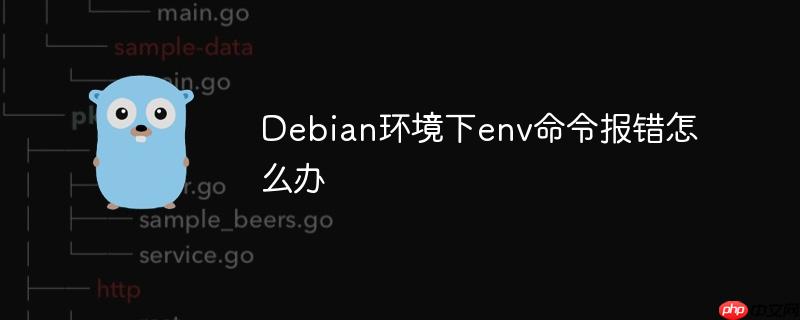Debian环境下env命令报错怎么办