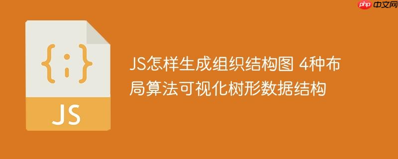 JS怎样生成组织结构图 4种布局算法可视化树形数据结构