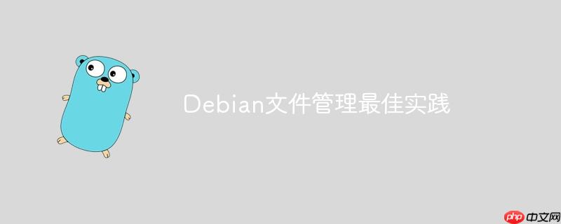 Debian文件管理最佳实践