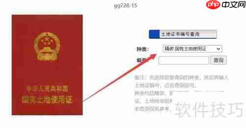 土地证编号查询系统：便捷查询新方式