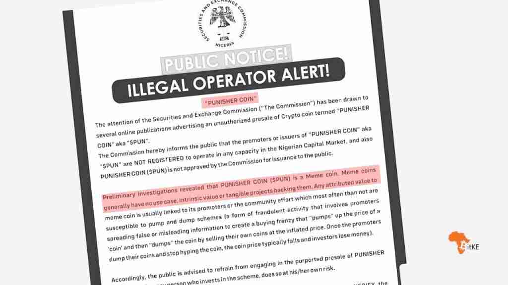 法规，惩罚者硬币和投资者风险：模因硬币警告性故事