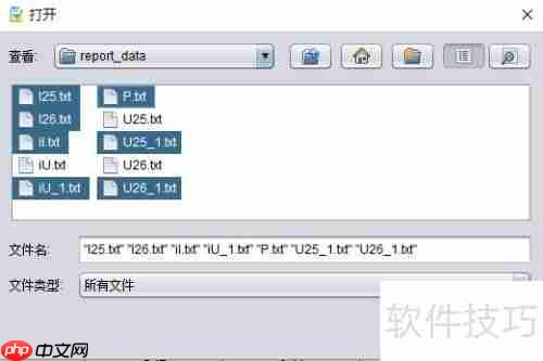 PQREPORT软件生成统计报表的方法