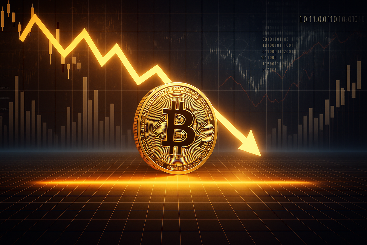 比特币的价格下降：在动荡的市场中导航关键支持水平