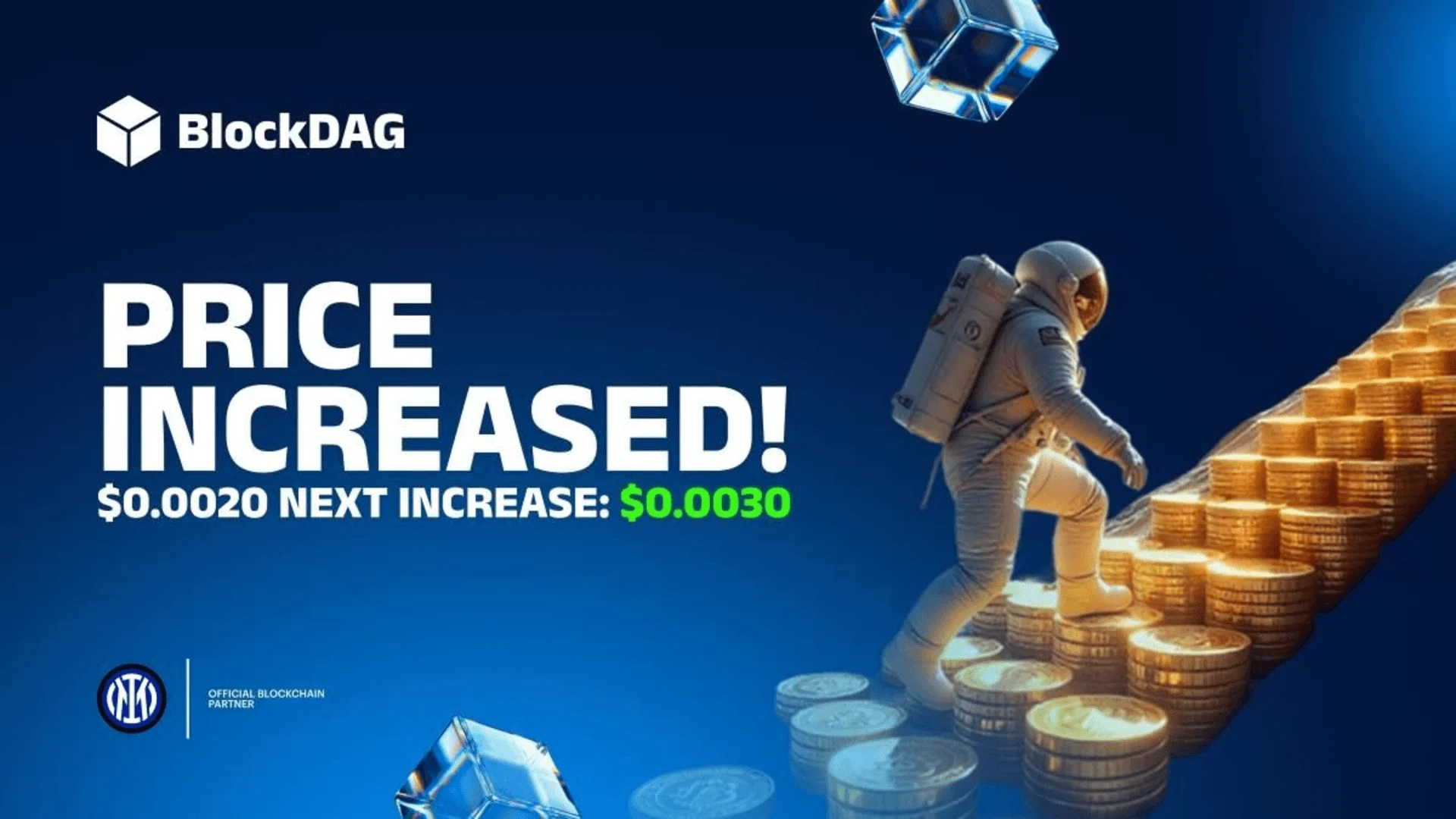 Tron Eyes公共市场，炒作目标50美元，而BlockDag IPO风格的发布会加热