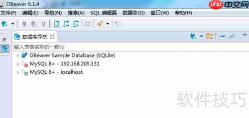 DBeaver导出数据库表记录为TXT格式的方法