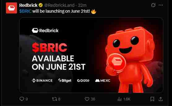 Redbrick 代币价格预测：BRIC 上市价格是多少？