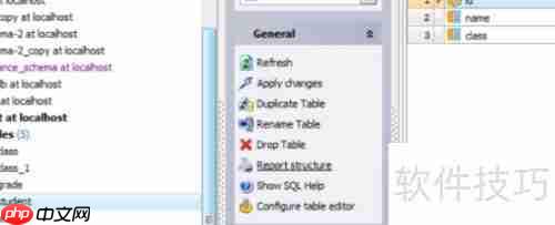 Maestro导出HTML格式数据库表报告教程