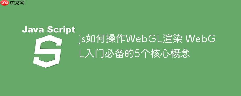 js如何操作WebGL渲染 WebGL入门必备的5个核心概念