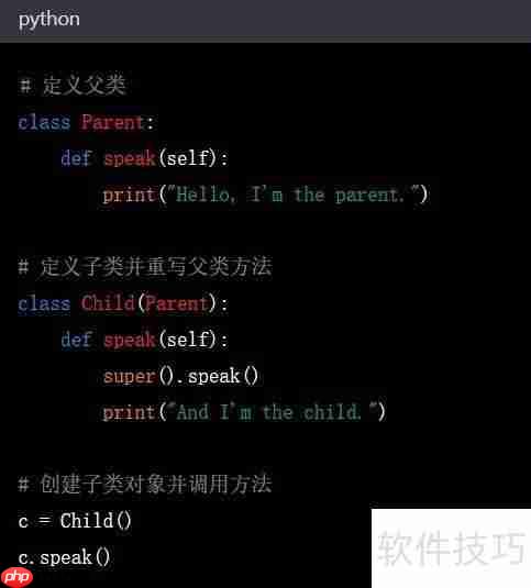 掌握Python中super()函数的用法与实例解析