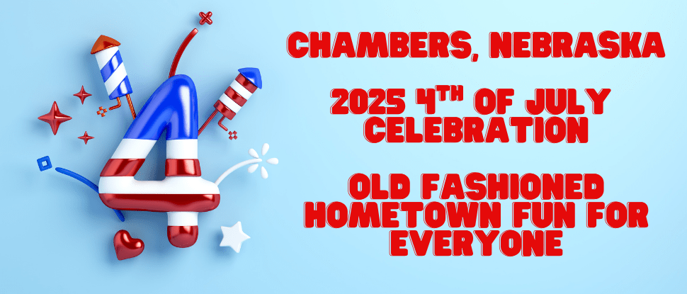 内布拉斯加州钱伯斯：您的7月4日热点！