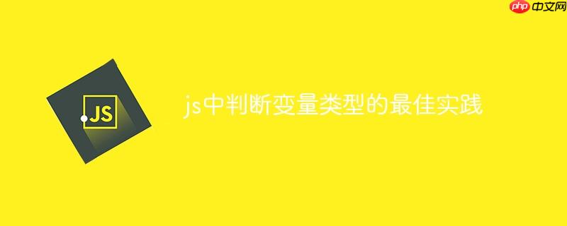 js中判断变量类型的最佳实践