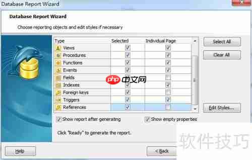 Maestro生成PDF数据库报告的方法