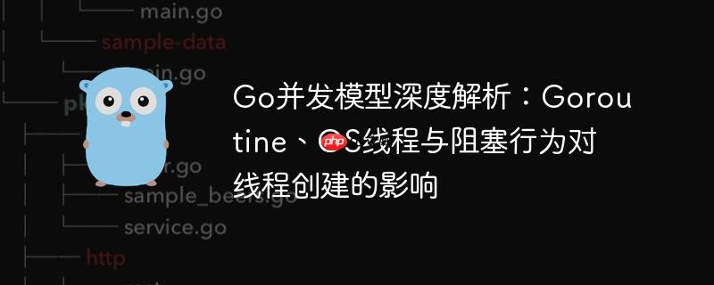 Go并发模型深度解析：Goroutine、OS线程与阻塞行为对线程创建的影响