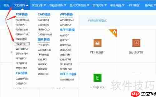 PDF如何在线转换成TXT免费版