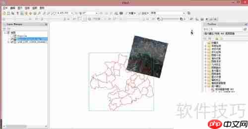 多个遥感影像图裁剪镶嵌为一个影像图的方法