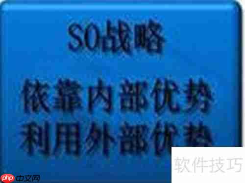 如何用SWOT矩阵分析法制定发展战略？