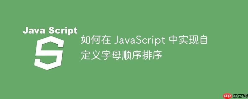 如何在 JavaScript 中实现自定义字母顺序排序