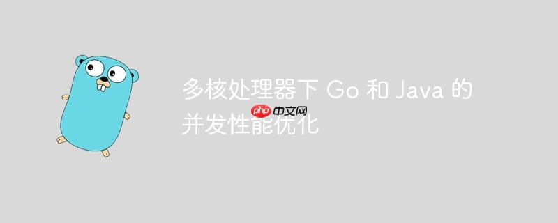 多核处理器下 Go 和 Java 的并发性能优化