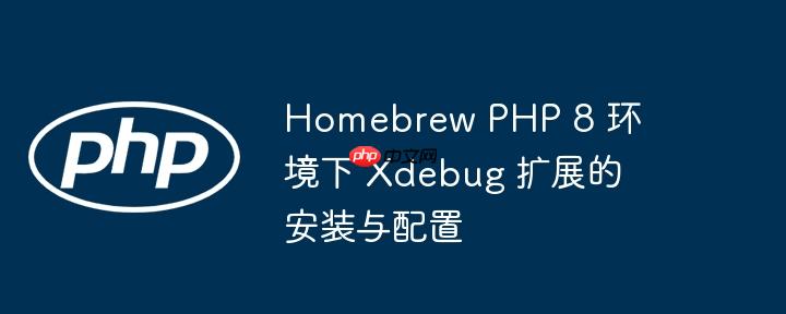 homebrew php 8 环境下 xdebug 扩展的安装与配置