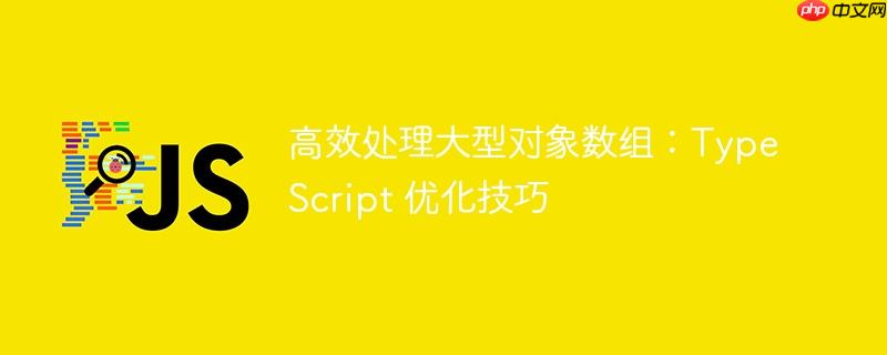 高效处理大型对象数组：TypeScript 优化技巧