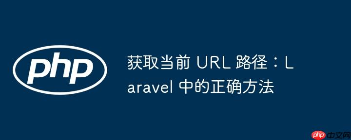 获取当前 URL 路径：Laravel 中的正确方法