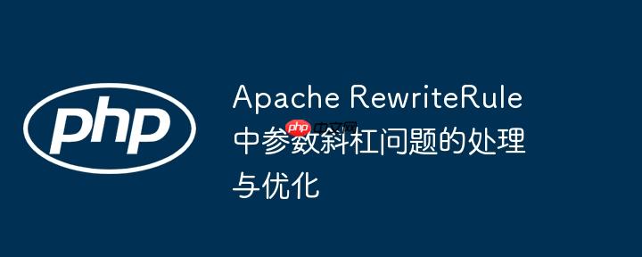 Apache RewriteRule 中参数斜杠问题的处理与优化