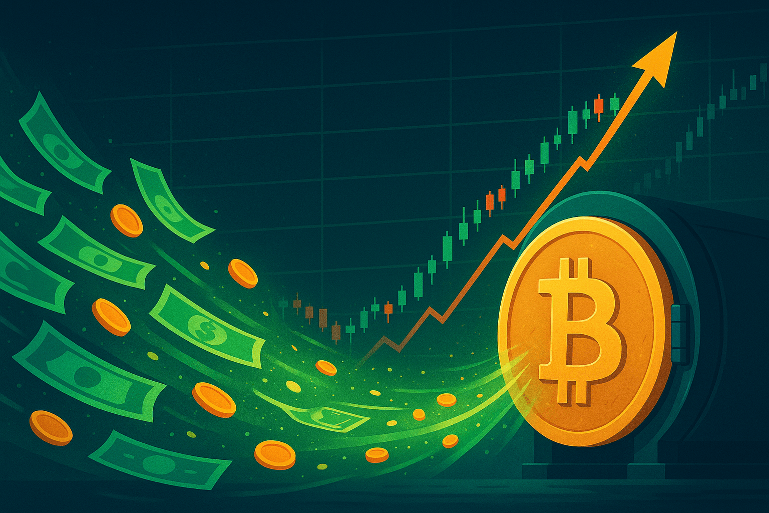 比特币实际市值与市场总值：解读涨势背后的信念