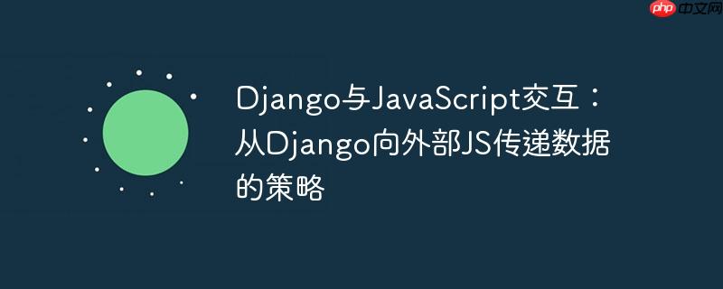 Django与JavaScript交互：从Django向外部JS传递数据的策略