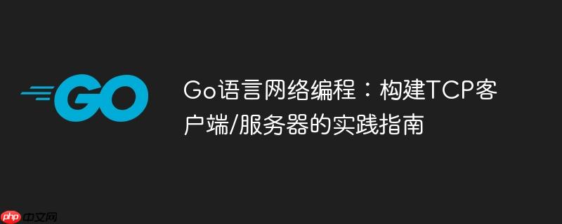 Go语言网络编程：构建TCP客户端/服务器的实践指南