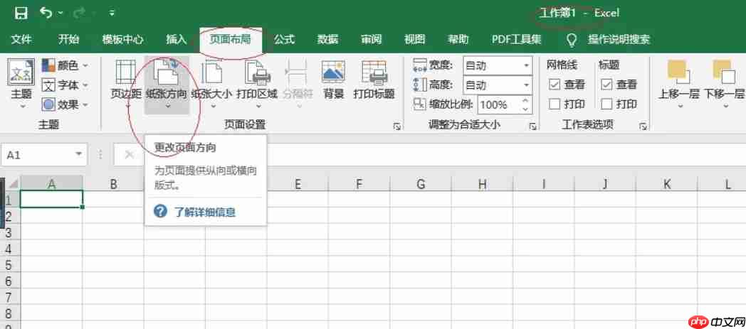 Excel 2016怎么设置纸张方向-Excel 2016设置纸张方向的方法