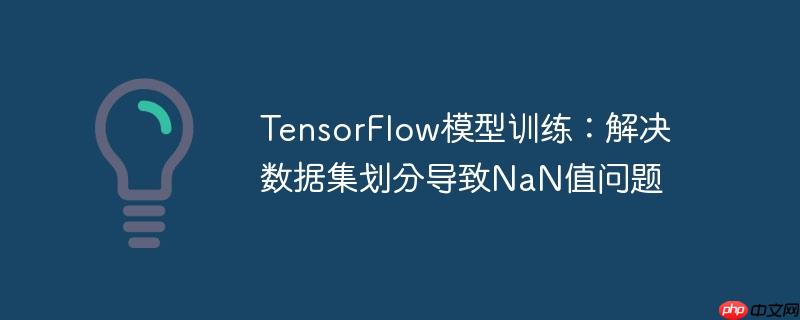 TensorFlow模型训练：解决数据集划分导致NaN值问题