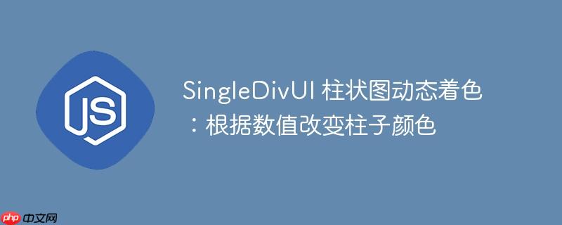 SingleDivUI 柱状图动态着色：根据数值改变柱子颜色