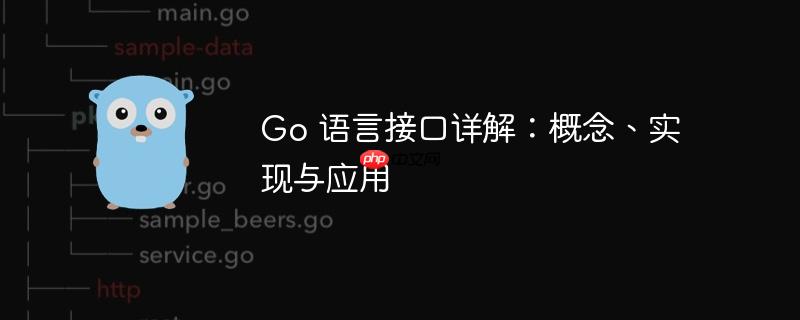Go 语言接口详解：概念、实现与应用