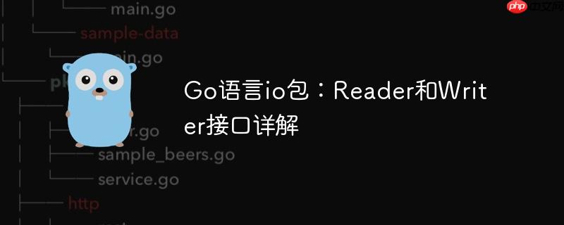Go语言io包：Reader和Writer接口详解