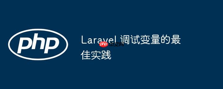 Laravel 调试变量的最佳实践