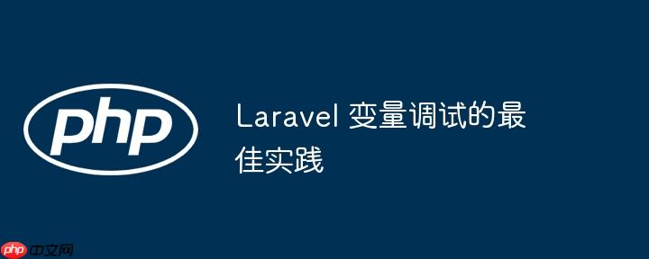 Laravel 变量调试的最佳实践