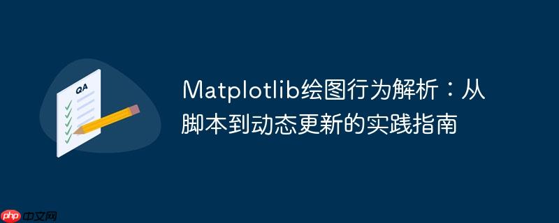 matplotlib绘图行为解析：从脚本到动态更新的实践指南