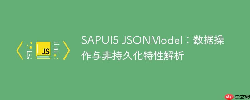 SAPUI5 JSONModel：数据操作与非持久化特性解析
