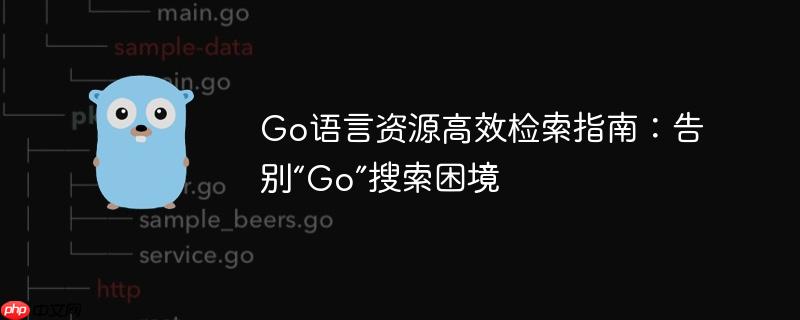 Go语言资源高效检索指南：告别“Go”搜索困境