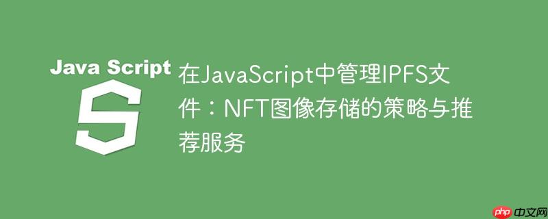 在javascript中管理ipfs文件：nft图像存储的策略与推荐服务