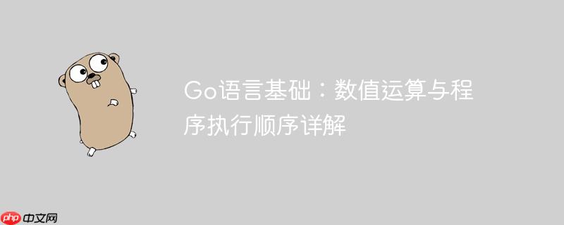 Go语言基础：数值运算与程序执行顺序详解