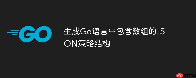生成Go语言中包含数组的JSON策略结构