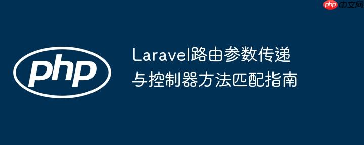 Laravel路由参数传递与控制器方法匹配指南